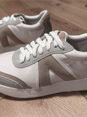 MIA Cream and Tan Casual Sneaker